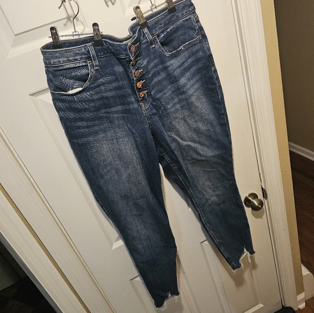 Maurices high rise super skinny jeans